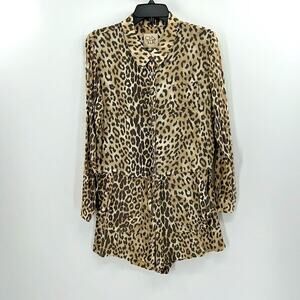 Chaser Heirloom Romper - Leopard - Medium